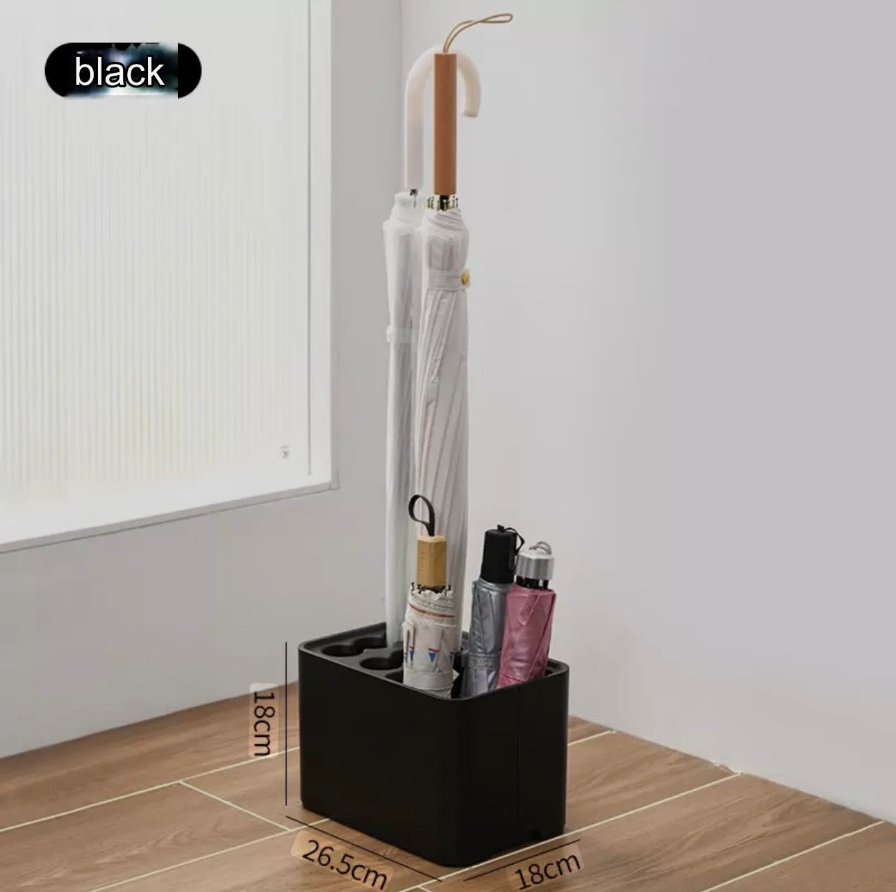 Umbrella rack, household storage artifact, umbrella rack in the living room